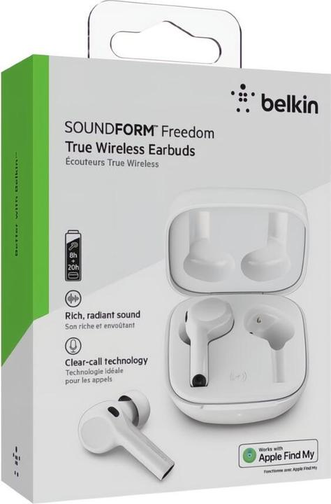 Produktbild Belkin Soundform Freedom (ANC, 8 h, Kabellos)