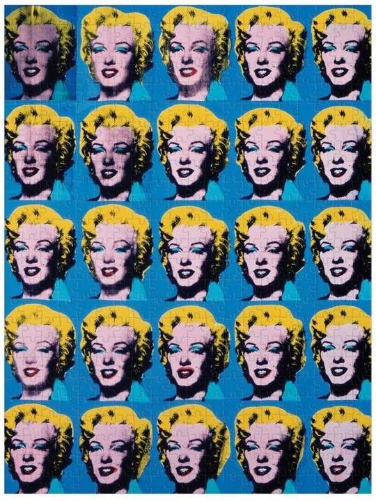Produktbild Abrams & Chronicle 64899 - Warhol Marilyn - 2-seitiges Puzzle, 500 Teile (500 Teile)
