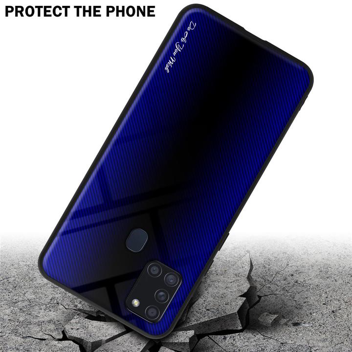Image du produit Cadorabo TPU Couverture en verre rayé (Samsung Galaxy A21s)