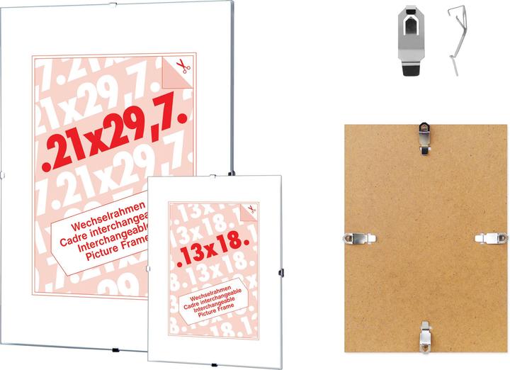 Actual product image Debex interchangeable frame - rimless (13 x 18 cm)
