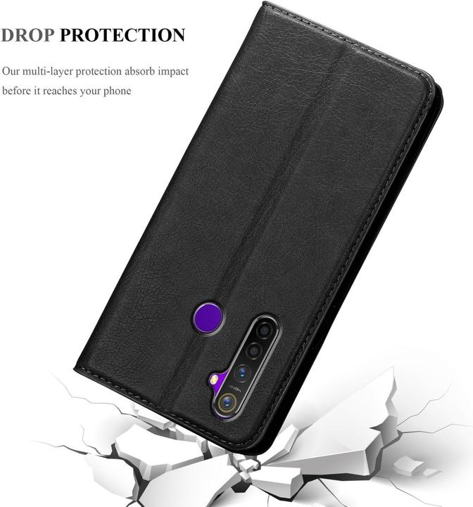 Productafbeelding Cadorabo Etui voor Realme 5 / 5i / 6i / C3 in Book Invis. Magneetstijl (Realme 5, Realme 5i, Realme 6i, Realme C3)