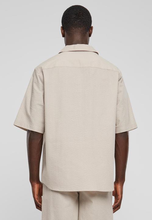 Image du produit Urban Classics Chemise à manches courtes Relaxed Seersucker - 140935 (S)