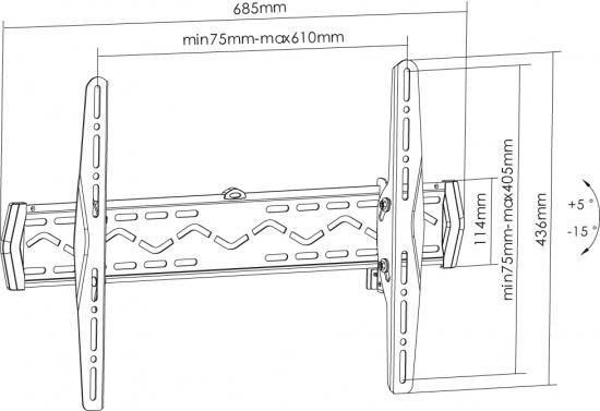 Image du produit equip 650340 (Mur, 70", 19.10 kg)