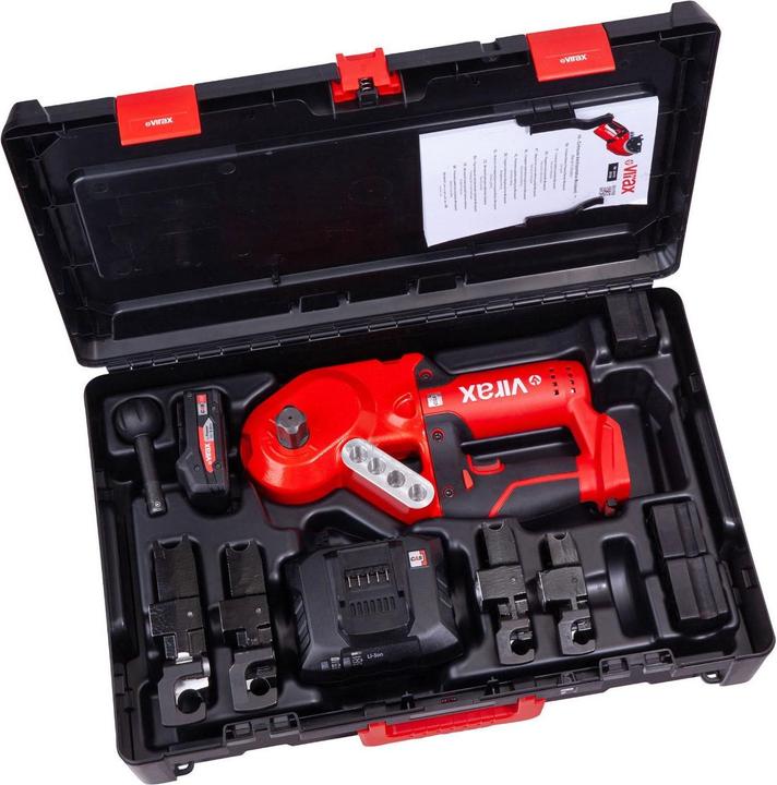 Virax MINISTEM BIEGER 18V 14-16-18-22MM KOMPAKTES und LEICHTES 18V Biegegerät 4,9 kg / 1x 2,0 Ah Akk