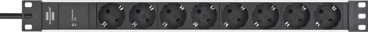 Image du produit Brennenstuhl Rallonge 2 m 8 sorties AC Indoor Noir (8 x, CEE 7/3, 2 m)