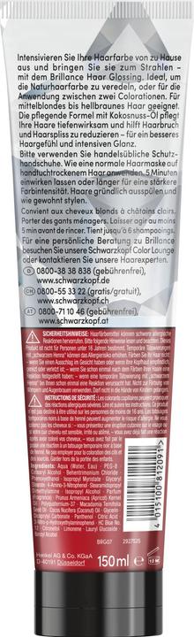 Actual product image Schwarzkopf Brillance Brillance gloss treatment (Copper)