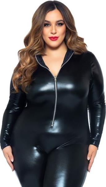 Produktbild Leg Avenue Jumpsuit Schwarze Witwe - Kostüm für Fasching (XL, XXL)