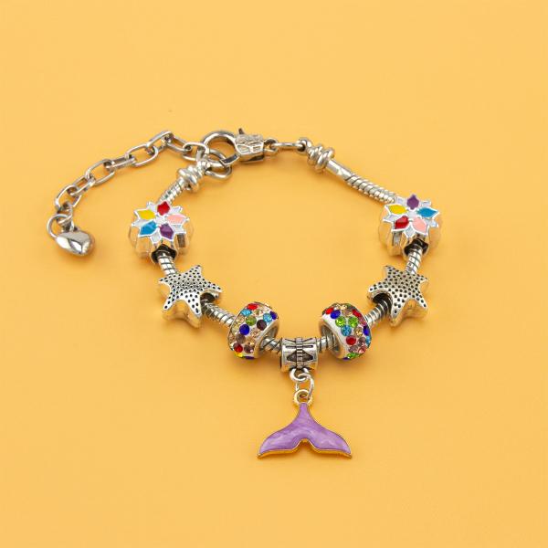 Actual product image Ulysse Couleurs d'Enfance Beautiful bracelet with whale motif (Metal)