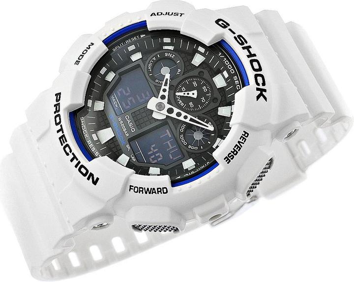 Actual product image Casio Ga-100b-7aer (Chronograph, Power reserve display, 51 mm)