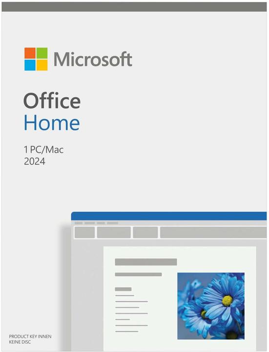 Microsoft Office Home 2024 (DE) (1 Utilisateur, Illimité)