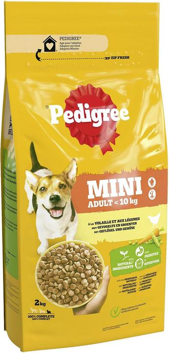 Produktbild Pedigree Trocken mit Geflügel & Gemüse (Adult, 1 Stk., 2000 g)