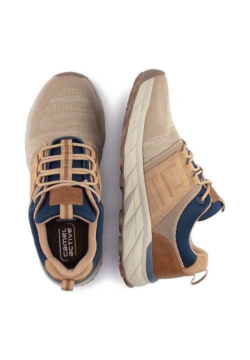Actual product image Camel Active Sneaker crazy horse pu/textile STONE/MULTI (43)