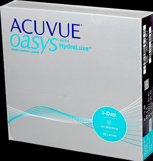 Image du produit Acuvue 1-Day Oasys with Hydraluxe (90 pièce(s), Lentille journalière, Sphérique)