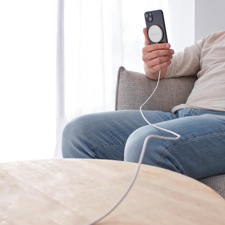 Image du produit Intenso Chargeur magnétique sans fil MW1 blanc (15 W)