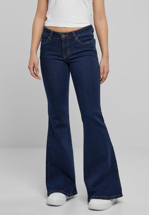 Actual product image Urban Classics Ladies Organic Low Waist Flared Denim (29)