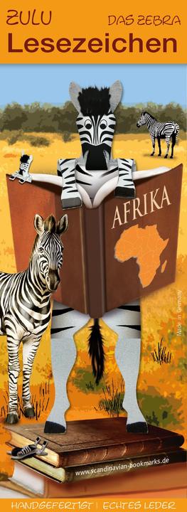 Scandinavian Bookmarks Lesezeichen Zebra