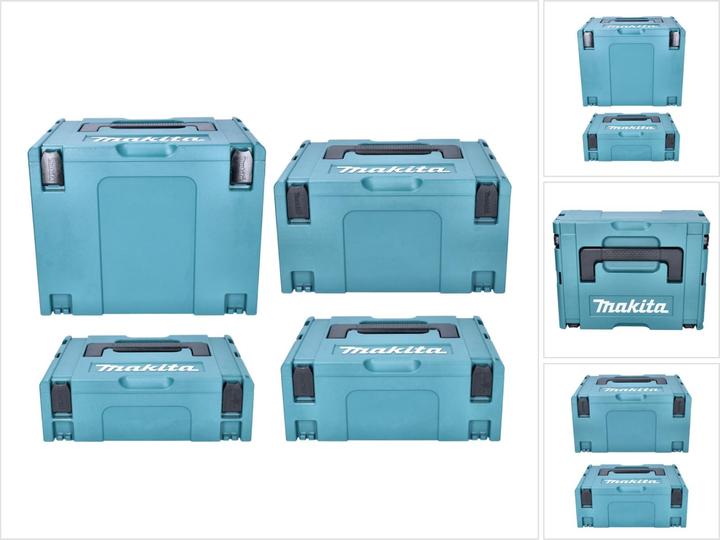Produktbild Makita Makpac Set Gr. 1 + 2 + 3 + 4 Transportbox und Werkzeugkiste