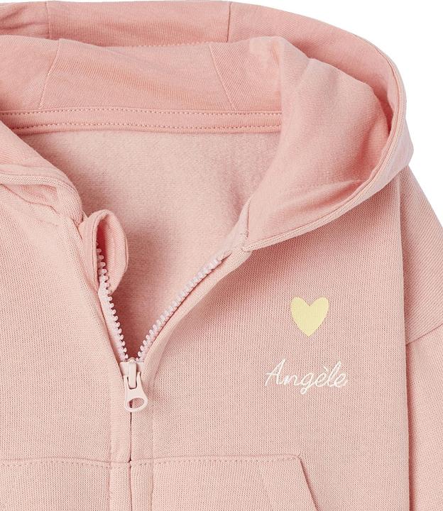 Produktbild Vertbaudet Mädchen Baby-Set: Kapuzensweatjacke & Sweathose mit Recycling-Polyester (98)