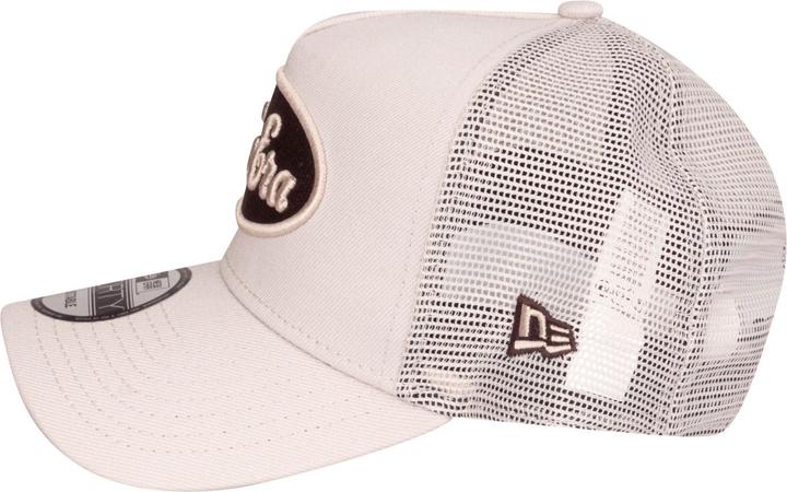Actual product image New Era A-Frame Trucker Cap - Brand Patch Stone Beige (One size)