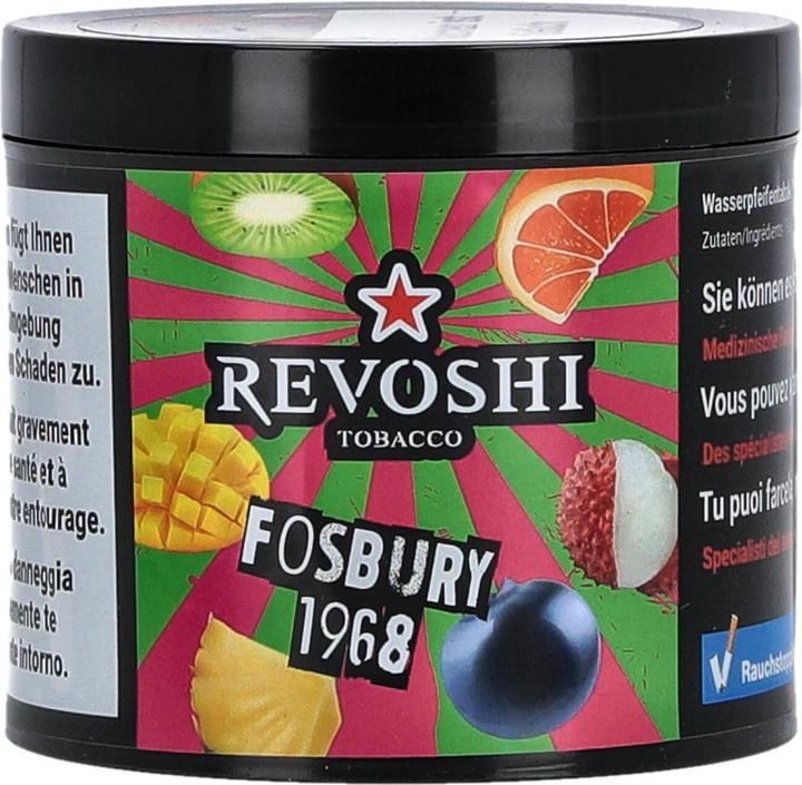 Produktbild Revoshi Shisha Tabak - Fosbury 1968 200g (Früchte, Tropical)