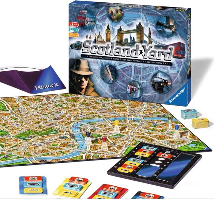 Actual product image Ravensburger Scotland Yard (German, French, Italian, English)