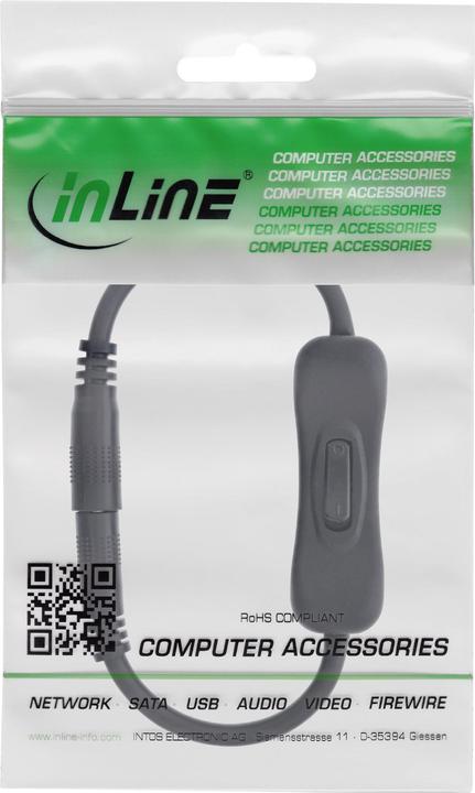 Actual product image InLine DC Kabel mit Schalter (0.20 m)