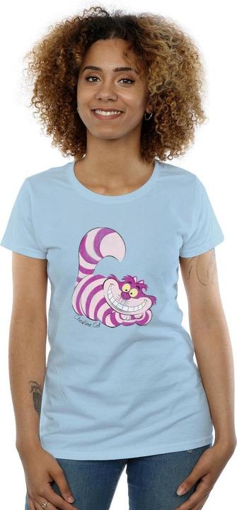 Immagine prodotto Alice In Wonderland Maglietta Aderente Gatto di Cheshire Donna (L)