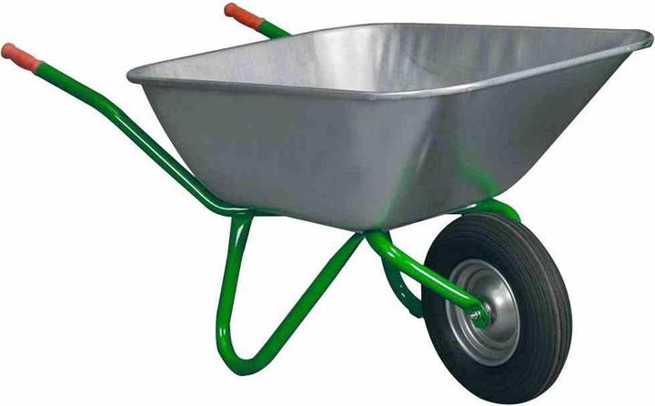Mefro Schubkarre Bully 140 gelb/ grün, Traglast: 250 kg