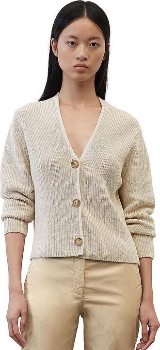 Actual product image Marc O'Polo Long Sleeve Cardigan V-Neck Sandy Melange (XL)