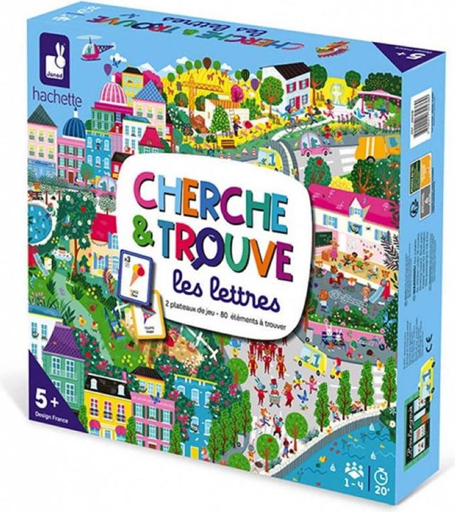 Image du produit Janod Jeu cherche et trouve les lettres (Français)