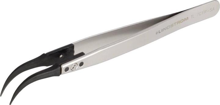 Lindstrom Lindström TL 7CFR-SA ESD tweezers 7CF Flat, curved 130 mm