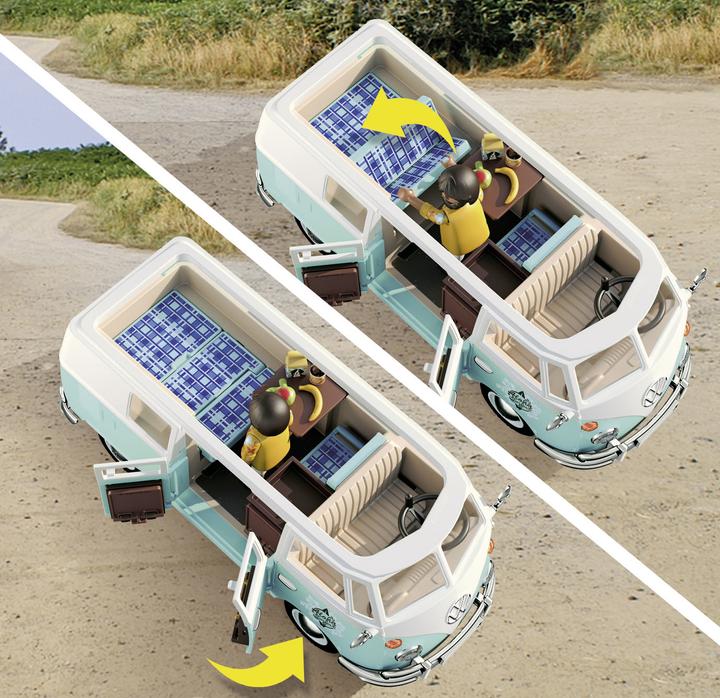 Produktbild Playmobil Volkswagen T1 Camping Bus - Special Edition (70826, Playmobil Volkswagen)