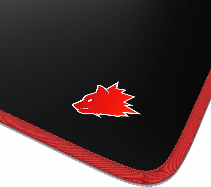 Actual product image Titanwolf Gaming Mouse Pad, XXL Speed Gaming Mouse Mat / Extra Large Surface of 900 x 400mm, Head Red (XXL)