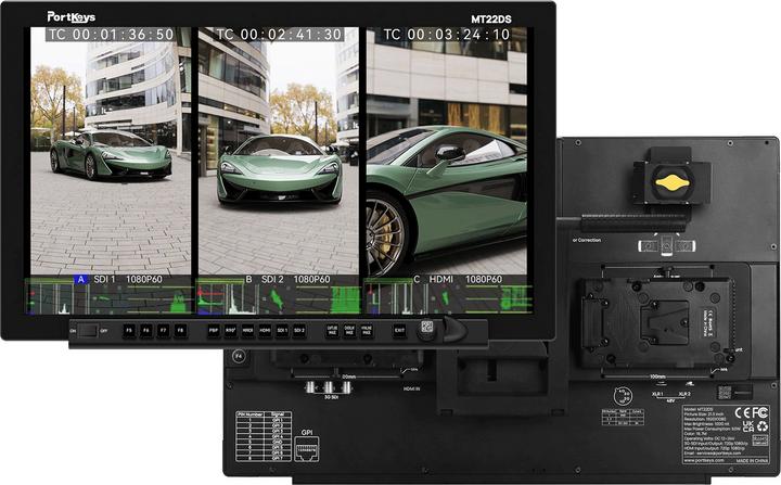 Actual product image Portkeys MT22DS P3 (21.50", Full HD)