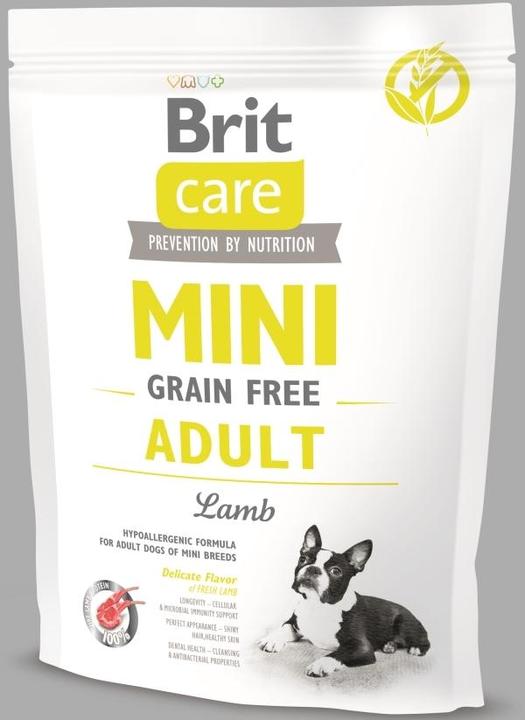 Actual product image Brit Care Mini Grain Free Adult Lamb 400g (Adult, 1 pcs., 400 g)