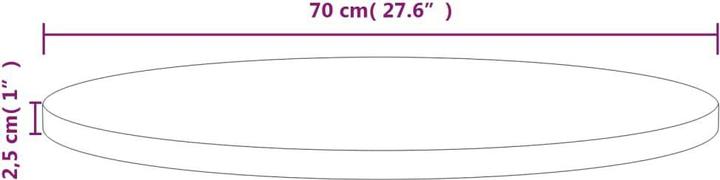 Produktbild VidaXL Kresten (Ø 70 x 2.5 cm)