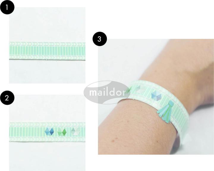 Image du produit Maildor Pochette créative, Bracelets tendances - Multicolore