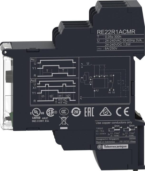 Image du produit Schneider Electric Relais De Minuterie Multifonctionnel