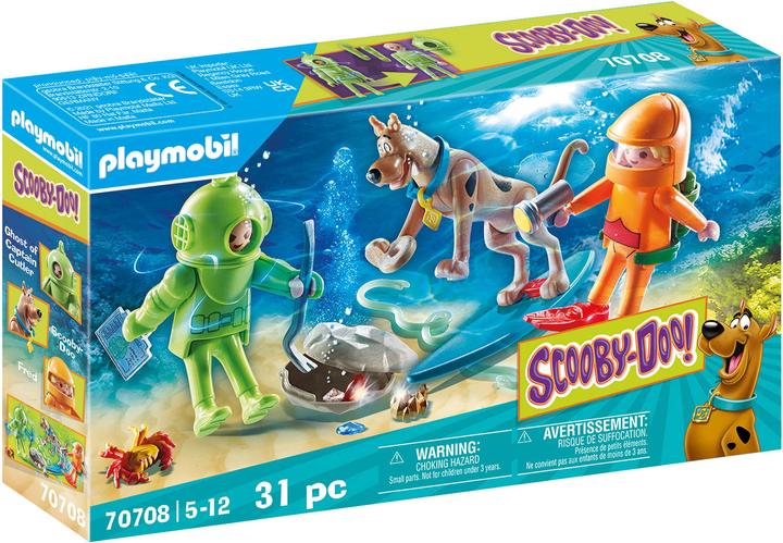 Image du produit Playmobil Aventures avec le fantôme du capitaine Cutler (70708, Playmobil Scooby-Doo)