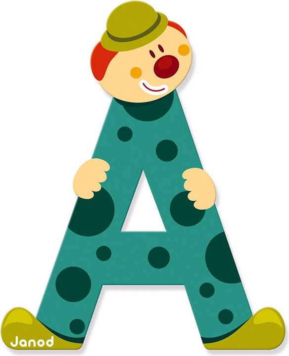 Janod Clown letter A
