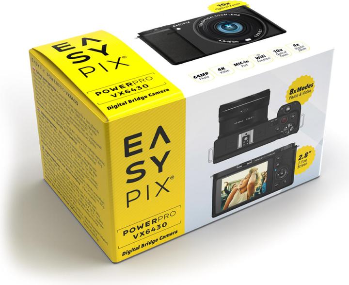 Actual product image Easypix PowerPro VX6430 (4.9 - 49 mm, 8 Mpx)
