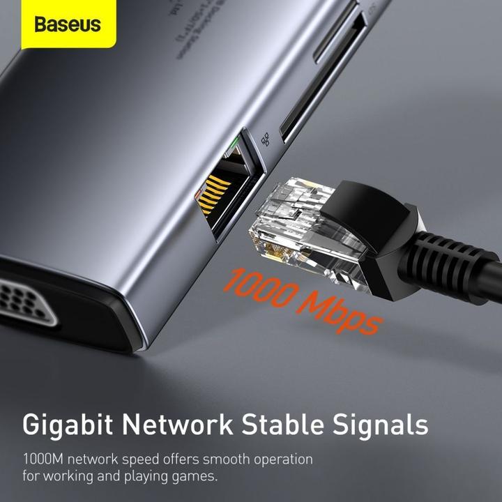 Actual product image Baseus CAHUB-CU0G (USB-C, 3 Ports)