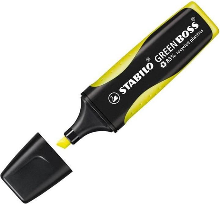 Produktbild STABILO Green Boss (Gelb, Schwarz, 5 mm, 10 x)