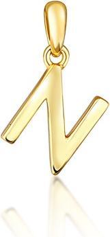 Produktbild JVD Minimalist gold-plated letter "N" pendant SVLP0948XH2GO0N