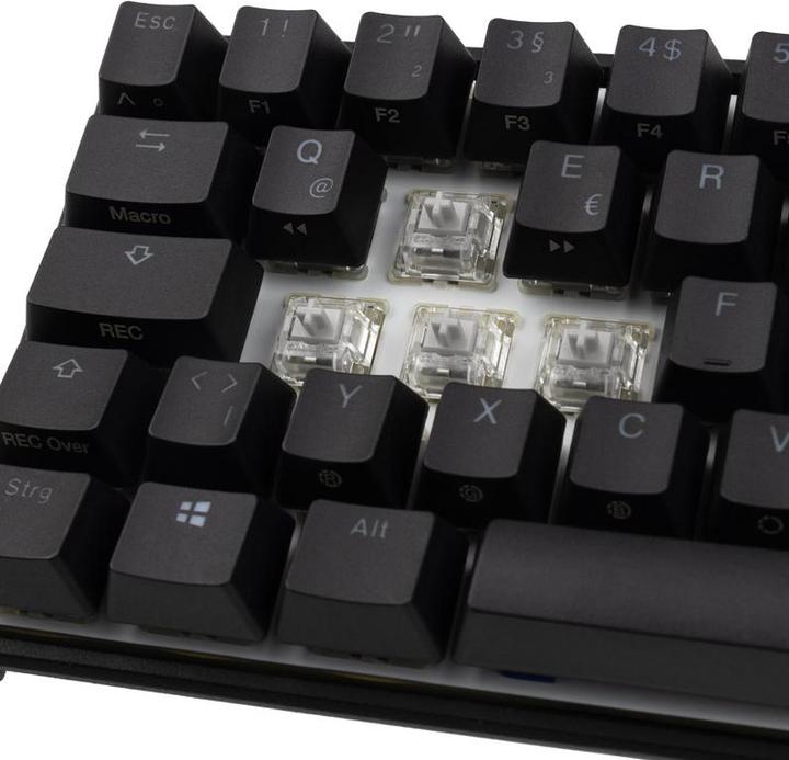 Actual product image Ducky Mecha Pro SF Gaming Keyboard - Cherry MX-Speed-Silver (DE, Cable)