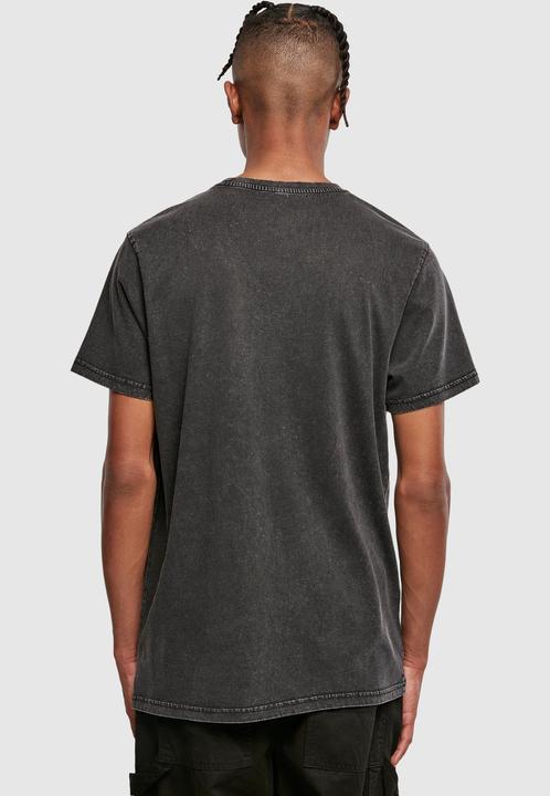Actual product image Merchcode Deep Purple Dragon Acid Wash Tee - 182591 (S)
