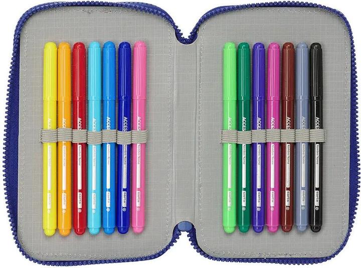 Produktbild Safta FC Barcelona "24/25" - Etui inkl. Stifte, Spitzer und Radiergummi (28 Teile)