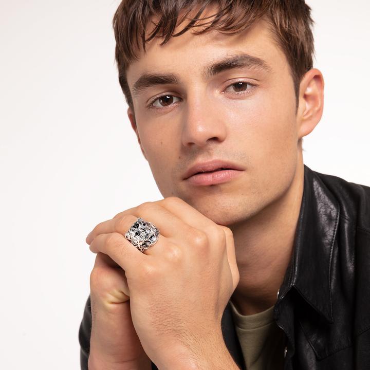 Immagine prodotto Thomas Sabo Anello tigre d'argento (66, 925 Argento)