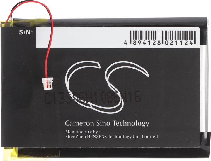 Actual product image CS Cameron Sino Li-Polymer-Akku 750mAh 3.7V für MP3-Player, Musik Player wie Sony 1-756-763-11, 7Y19A60823, LIS1401