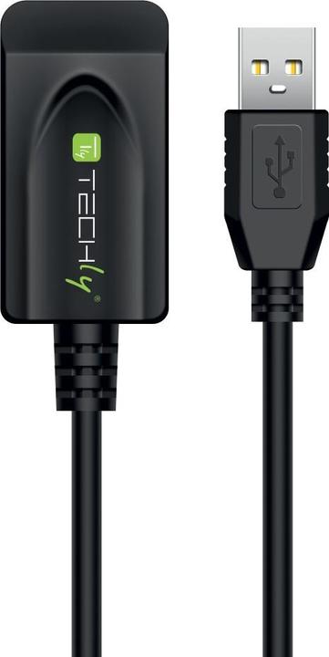 Produktbild Techly USB2.0 Aktives Verlängerungskabel, 20 m Dieses aktive USB-Kabel verlängert und verstärkt das Signal (20 m, USB 2.0)